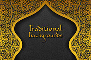 Set of Traditional Backgrounds