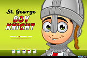 St. George Boy Knight Character