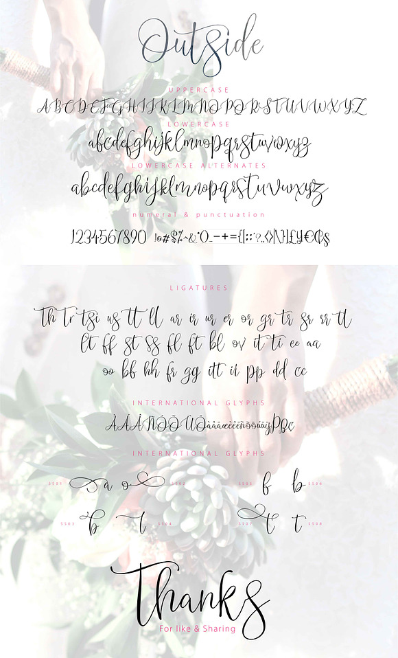 OUTSIDE Font Duo (UPDATE) in Whimsical Fonts - product preview 6
