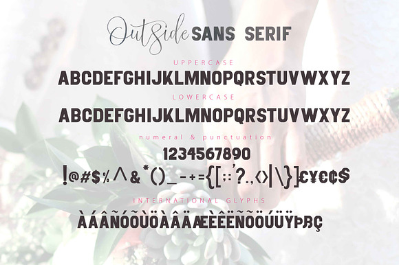 OUTSIDE Font Duo (UPDATE) in Whimsical Fonts - product preview 7