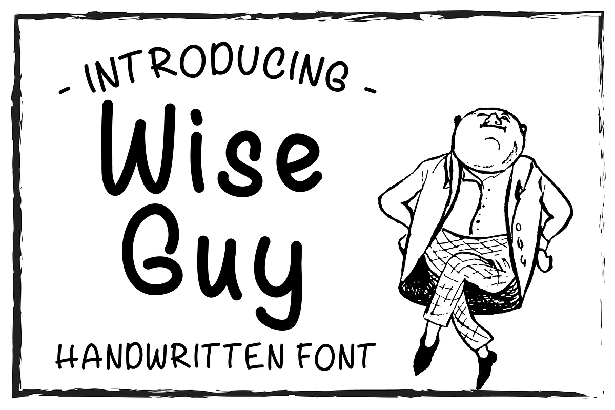 Wise Guy Handwritten Font TTF OTF in Sans-Serif Fonts - product preview 8