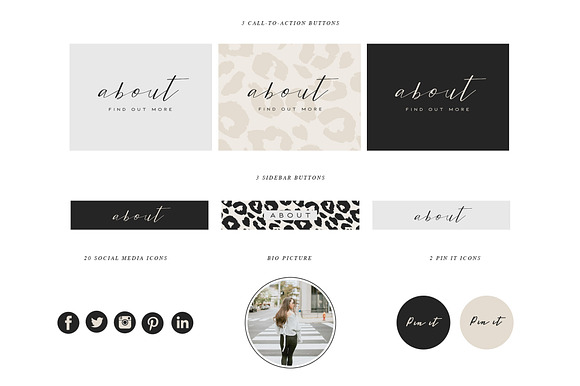 Logo, Brand, Blog & Web Kit in Logo Templates - product preview 1