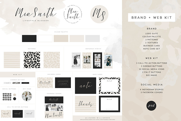 Logo, Brand, Blog & Web Kit in Logo Templates - product preview 8