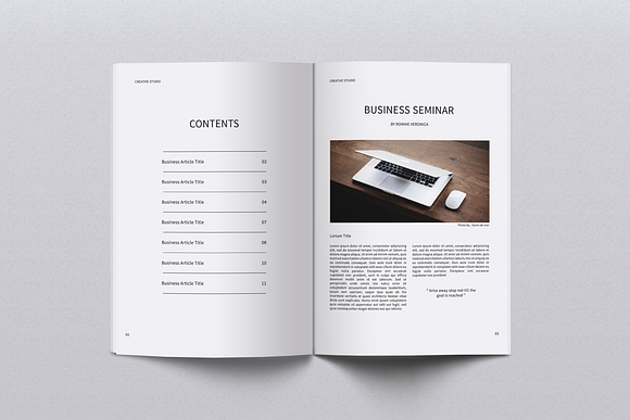 Modern Brochure Template in Brochure Templates - product preview 1