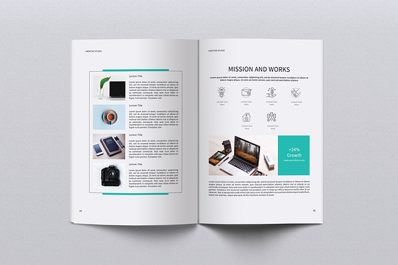 Modern Brochure Template in Brochure Templates - product preview 2