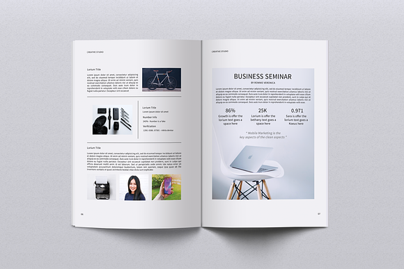 Modern Brochure Template in Brochure Templates - product preview 3