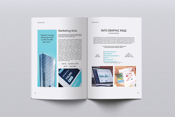Modern Brochure Template in Brochure Templates - product preview 4