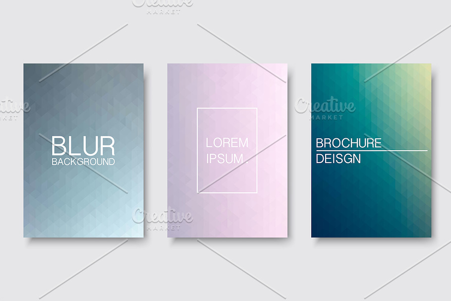 Abstract blur backgrounds, covers