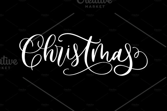 Christmas Lettered Overlay in Graphics - product preview 1