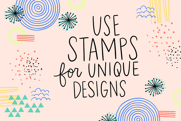 Procreate Stamp Shapes Set Vol.2 in Photoshop Brushes - product preview 2