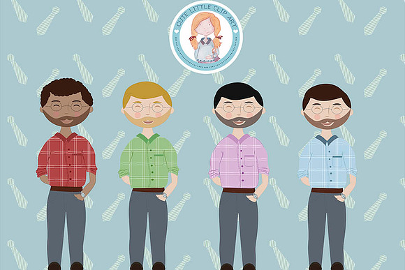 Father's day Clipart in Illustrations - product preview 6