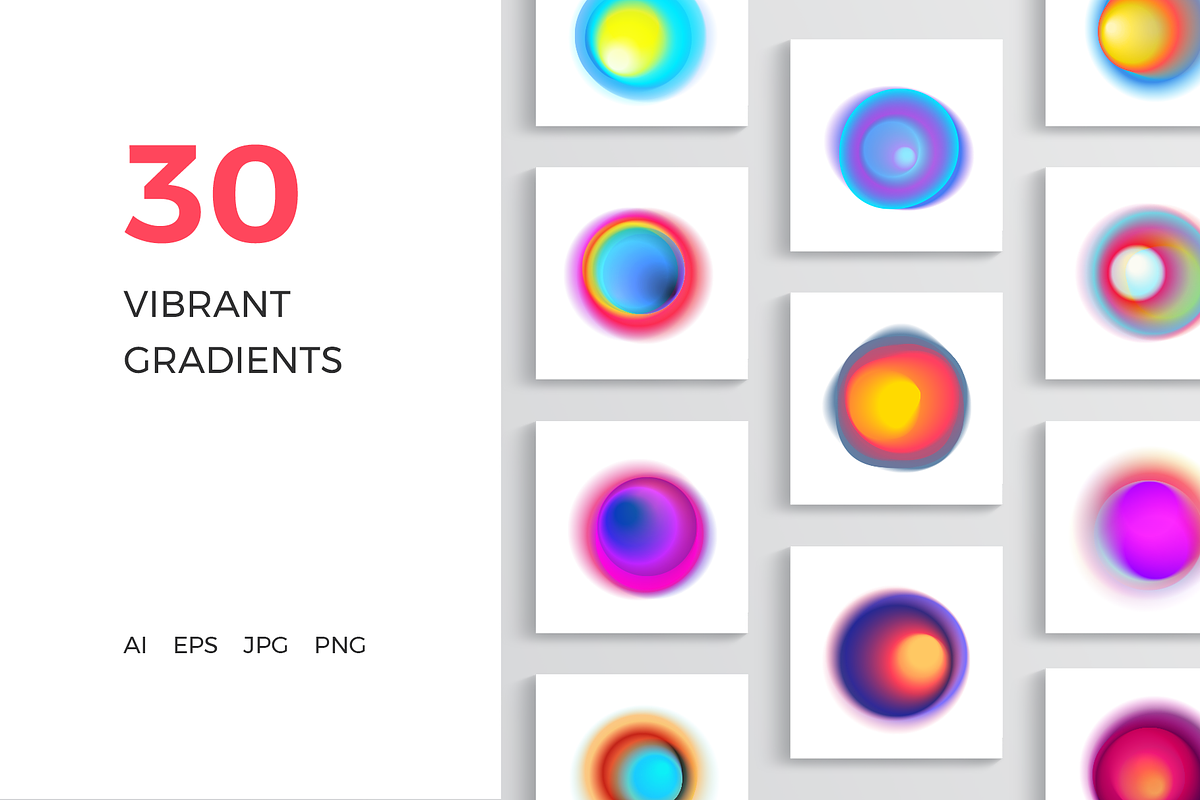 30 Vibrant Gradients in Textures - product preview 8