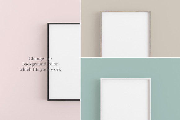Mockup Frame Customizable 5x7 Ratio in Graphics - product preview 1