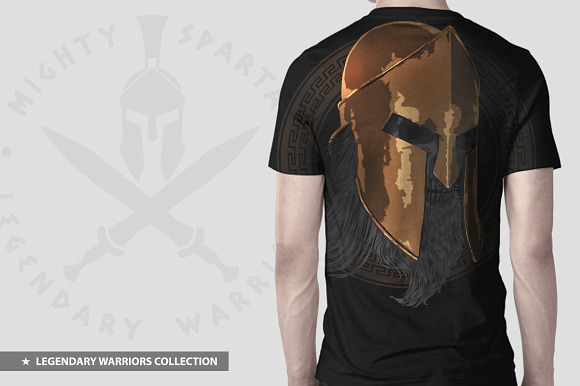 SPARTAN WARRIORS-Vector illustration in Illustrations - product preview 7