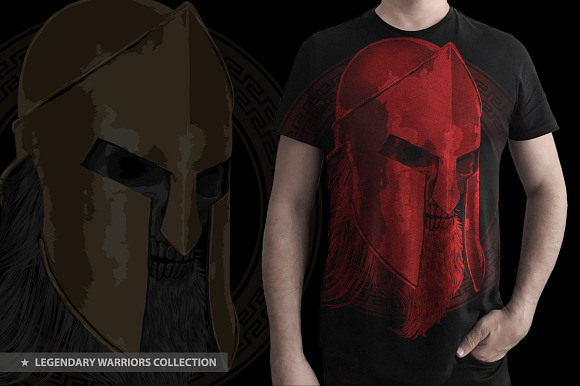 SPARTAN WARRIORS-Vector illustration in Illustrations - product preview 9