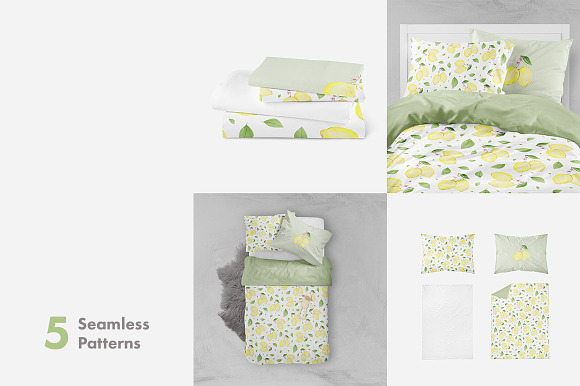 Lemons & Limes Watercolor Collection in Illustrations - product preview 1