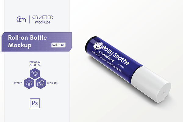 Roll-on Bottle Mockup v. 10ml-A Plus