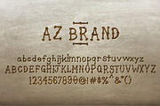 AZ Brand Opentype Font