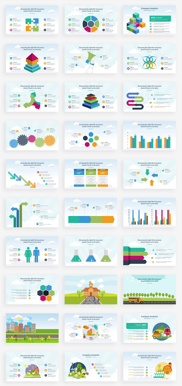 Company Analytics Keynote in Keynote Templates - product preview 2