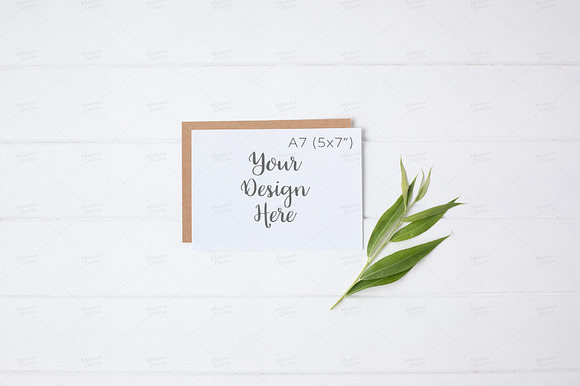 A7 Stationery Card Mockup Bundle in Product Mockups - product preview 8