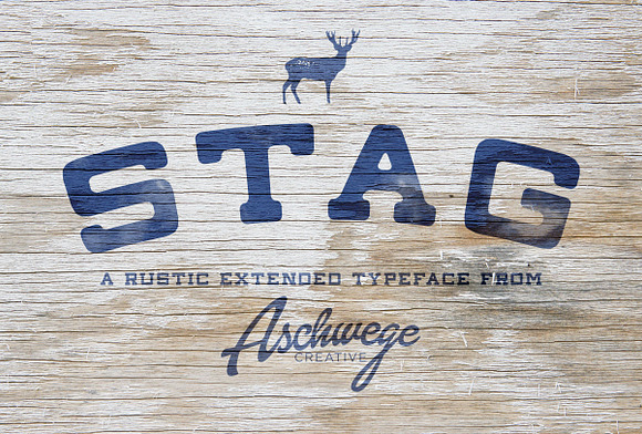 Stag in Block Fonts - product preview 5