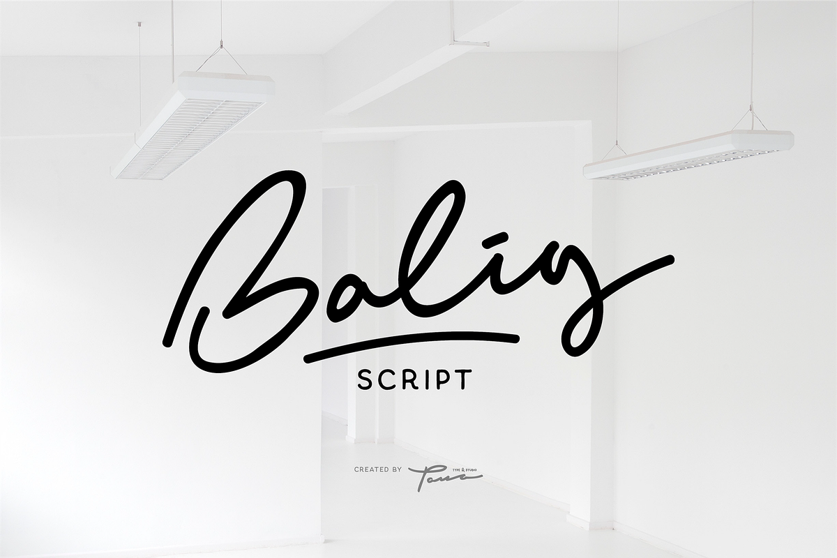 Signature Font - Balig Script in Script Fonts - product preview 8