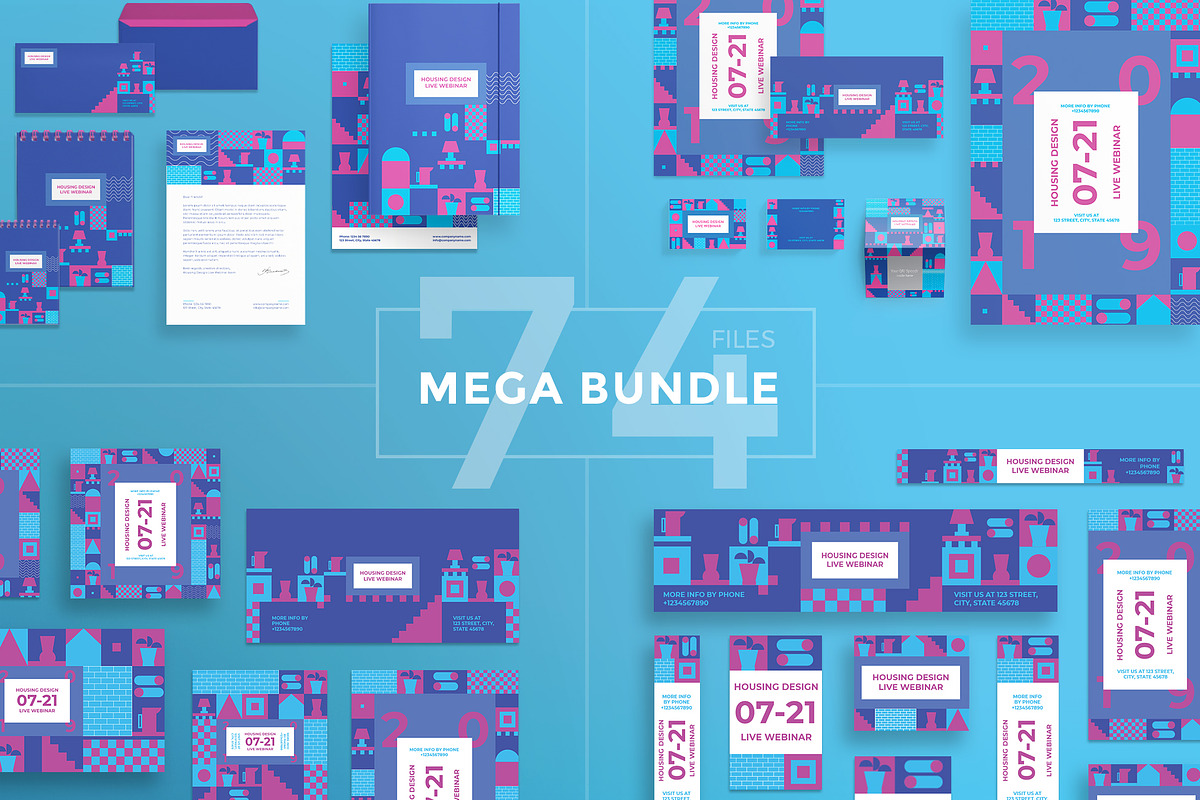 Mega Bundle | Housing Design in Templates - product preview 8