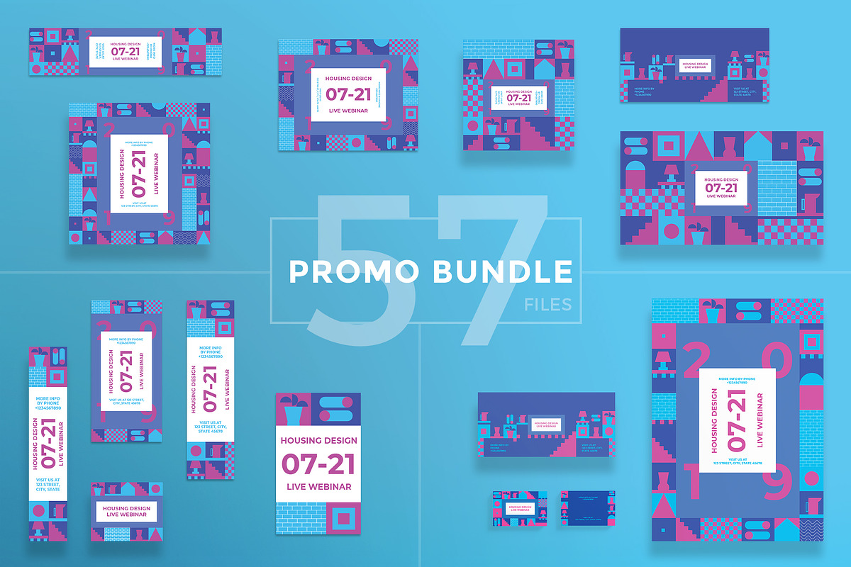 Promo Bundle | Housing Design in Templates - product preview 8