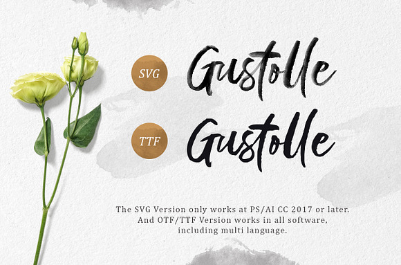 Gustolle SVG Font in Display Fonts - product preview 6