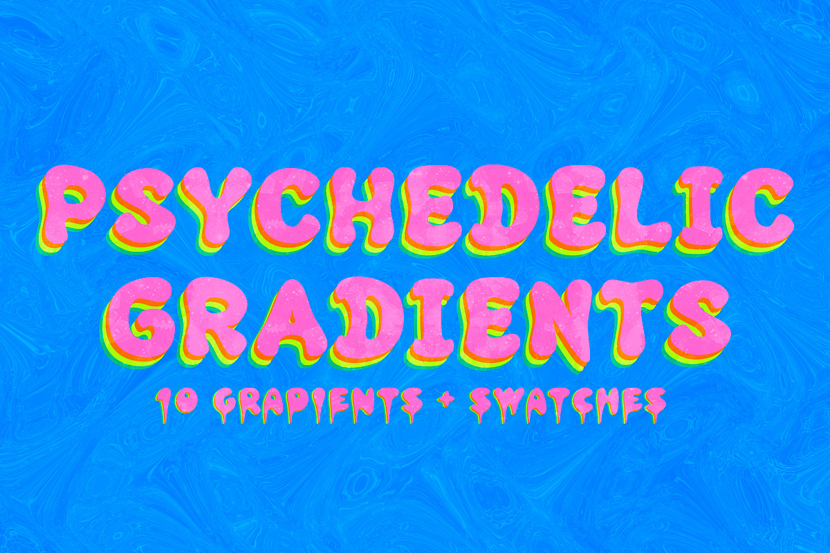 Psychedelic Gradients in Photoshop Gradients - product preview 8