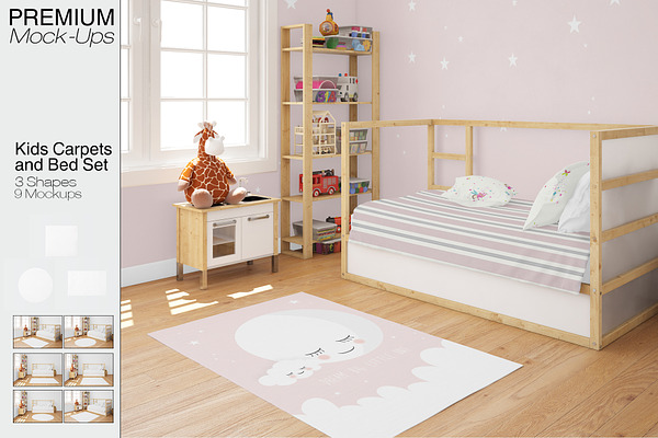 Carpets & Bed Set - Kids Room 
