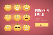 Pumpkin Emoji - Set 1