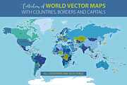 Collection of World Vector Maps
