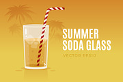 Summer Soda Glass