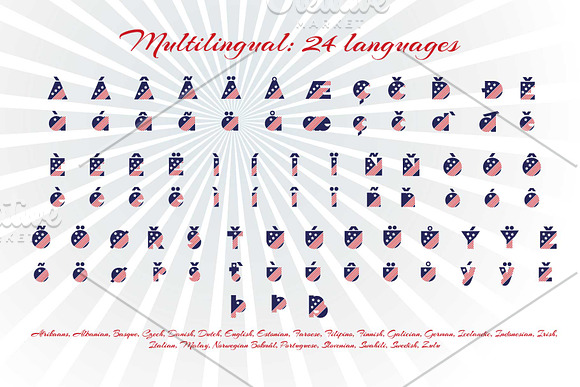 Patriot font family in Display Fonts - product preview 5
