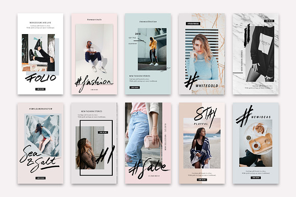CANVA Instagram Hand-Drawn Stories in Instagram Templates - product preview 4