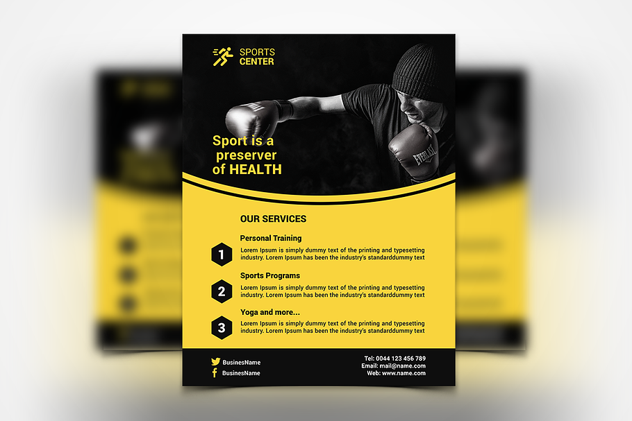 Sport Flyer in Flyer Templates - product preview 8