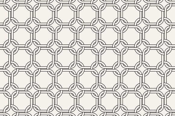 Interwoven Seamless Patterns Set in Patterns - product preview 2