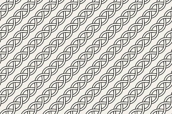 Interwoven Seamless Patterns Set in Patterns - product preview 4
