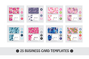 25 Floral Business Card Templates