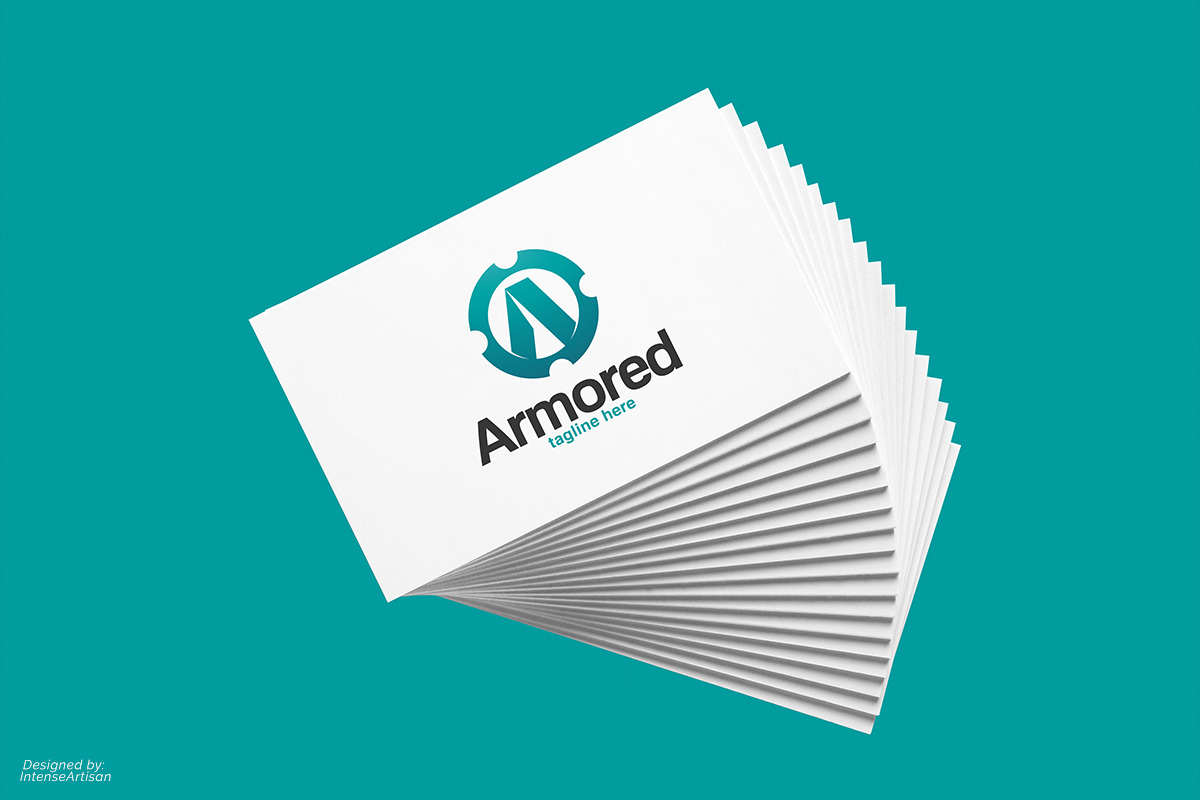 Armored A Letter Logo in Logo Templates - product preview 8