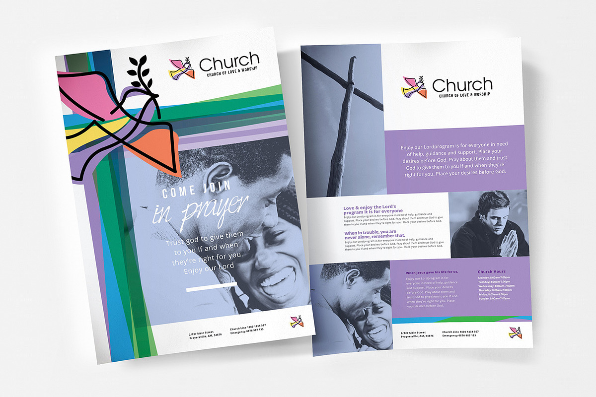 Modern Church Poster / Flyer in Flyer Templates - product preview 8