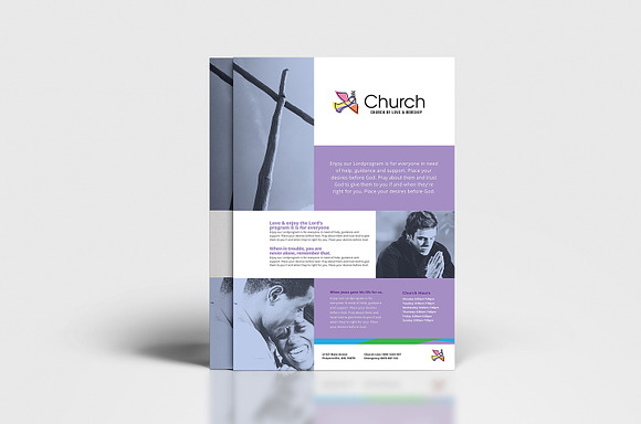Modern Church Poster / Flyer in Flyer Templates - product preview 2