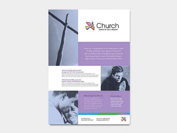 Modern Church Poster / Flyer in Flyer Templates - product preview 4