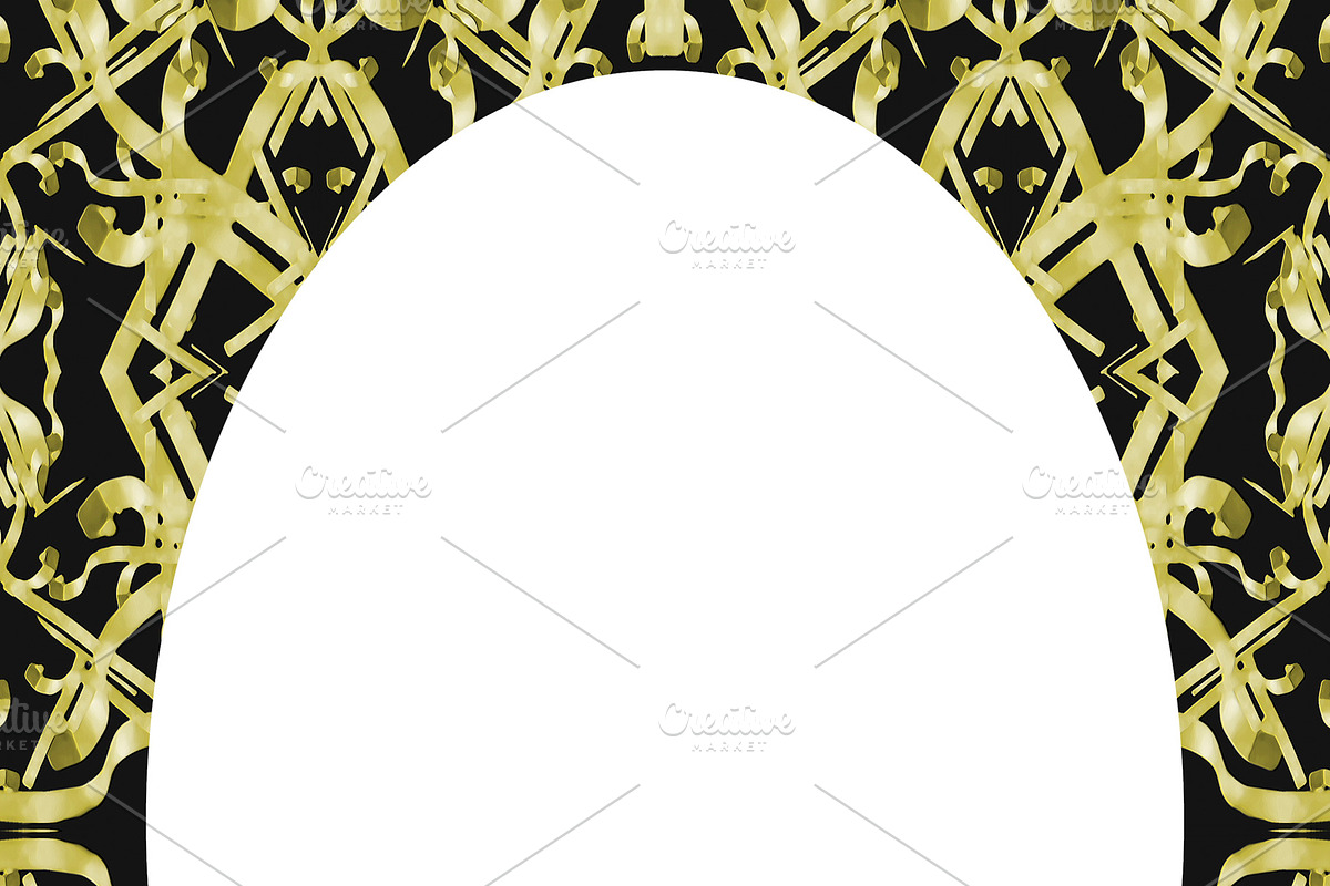 Circle Frame Background with Decorated Borders in Illustrations - product preview 8