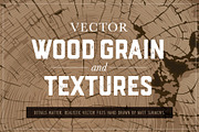 Vector Wood Grain and Textures