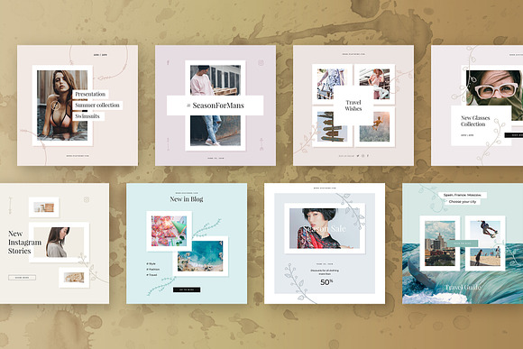 Elly Instagram Templates Vol.3 in Social Media Templates - product preview 2