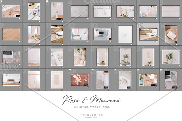 Rosé & Macramé - Styled Stock in Social Media Templates - product preview 4