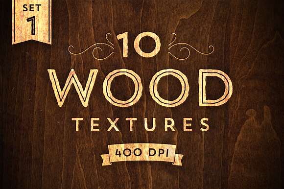 10 Wood Textures - Set 1 in Textures - product preview 2