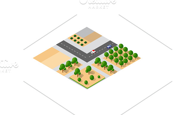Vector desert natural landscape in Illustrations - product preview 10